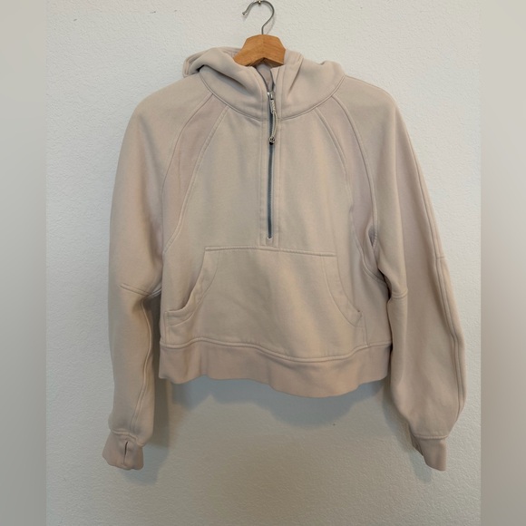 Lululemon Scuba Oversized 1/2 Zip Hooded Sweatshirt M/L - Picture 2 of 4